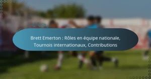 Read more about the article Brett Emerton : Rôles en équipe nationale, Tournois internationaux, Contributions